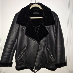 Zara (Acne inspired) Moto Coat
